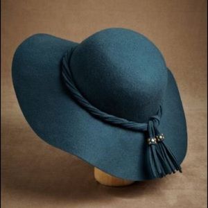 Burgundy Tassel Floppy Hat